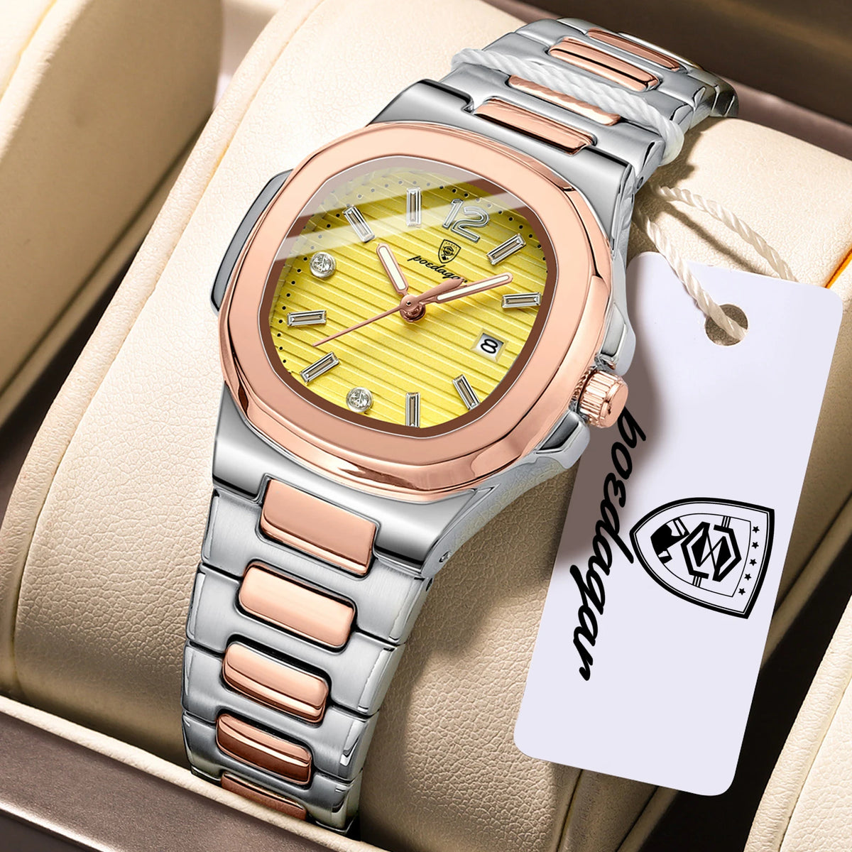 Women's Square Dial Watch, view 3