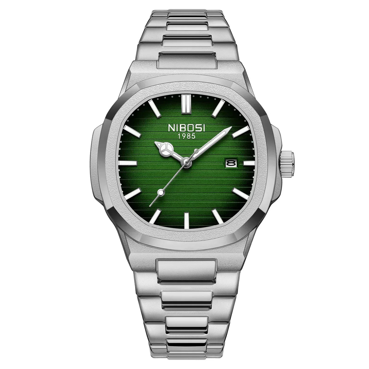 Men's Stainless Steel Calendar Watch, view 14