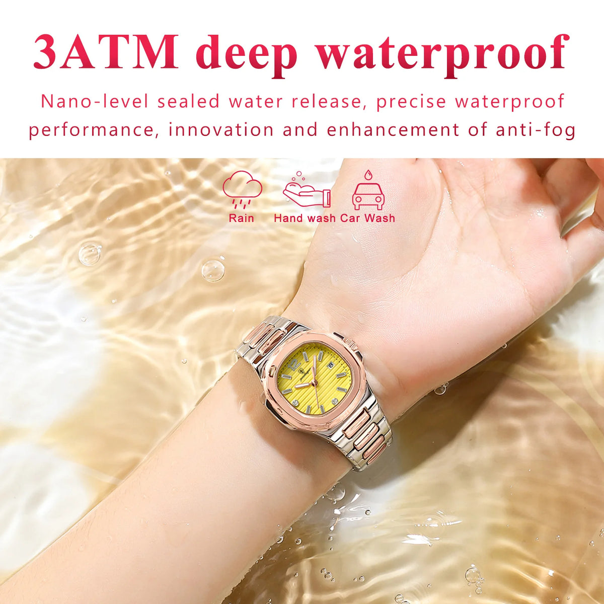 Women's Square Dial Watch, view 4