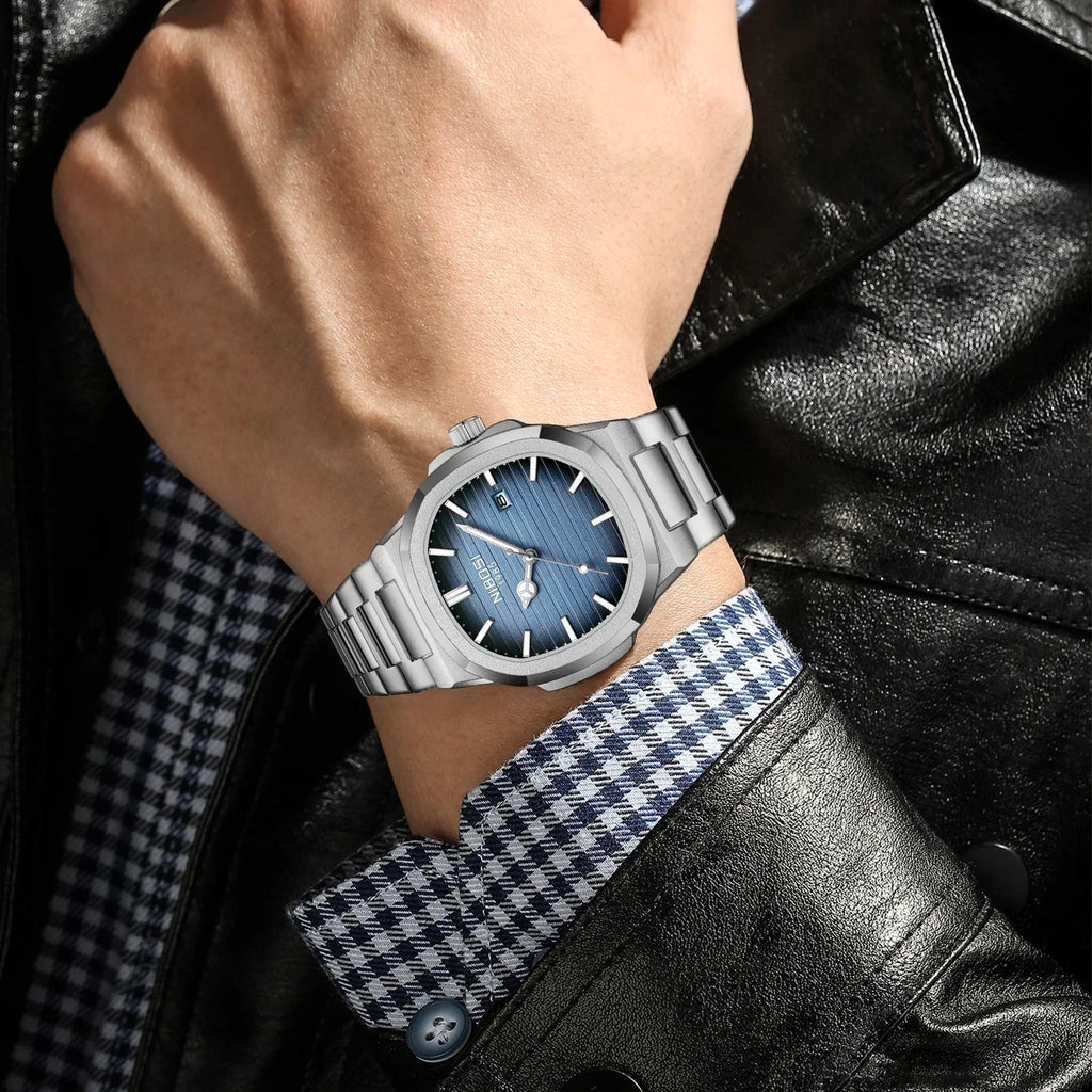 Men's Stainless Steel Calendar Watch, view 7