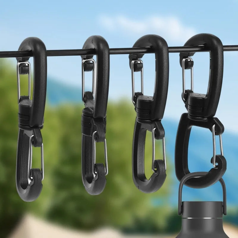 360° Swivel Carabiner Clips, view 5