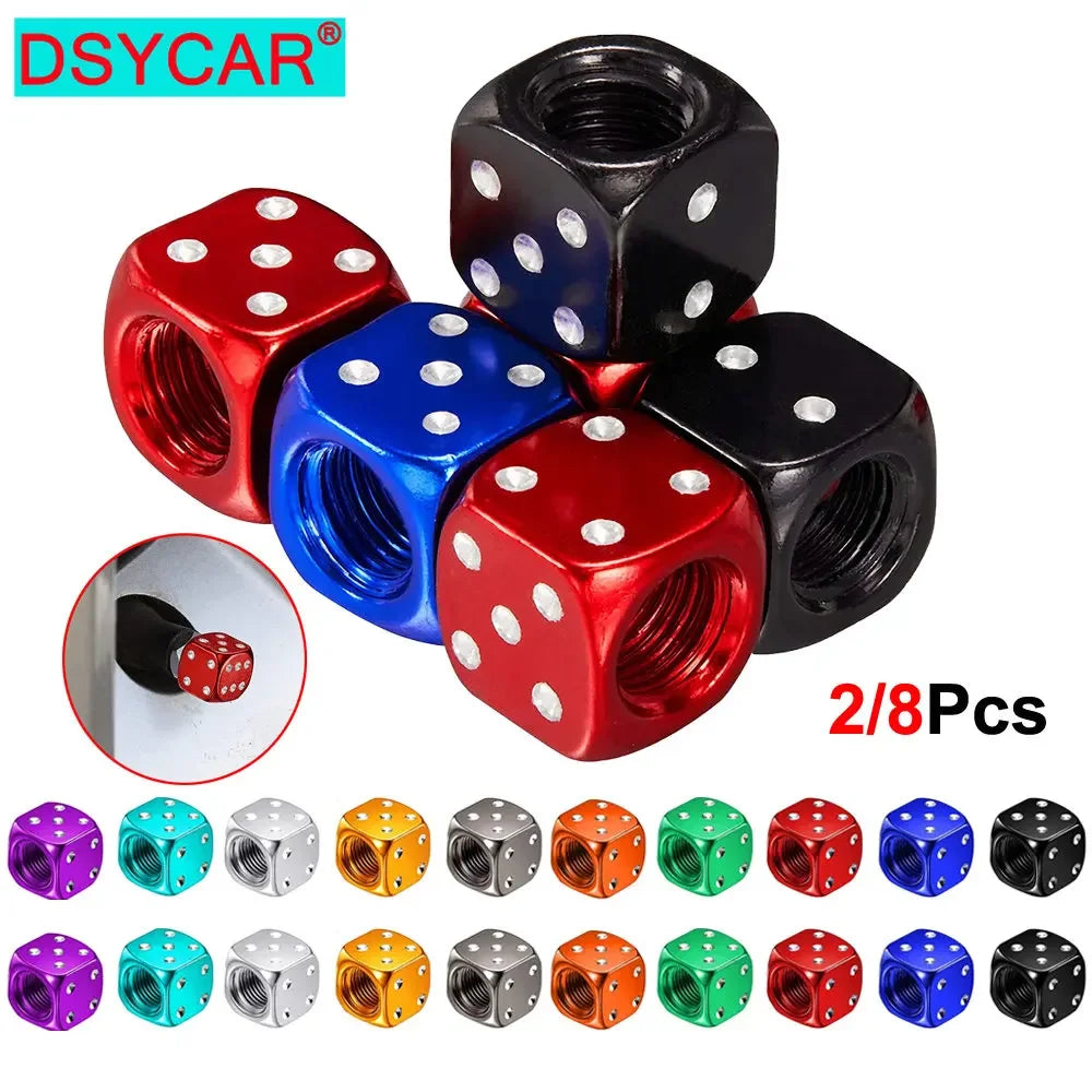 Dice Tyre Valve Caps, view 2