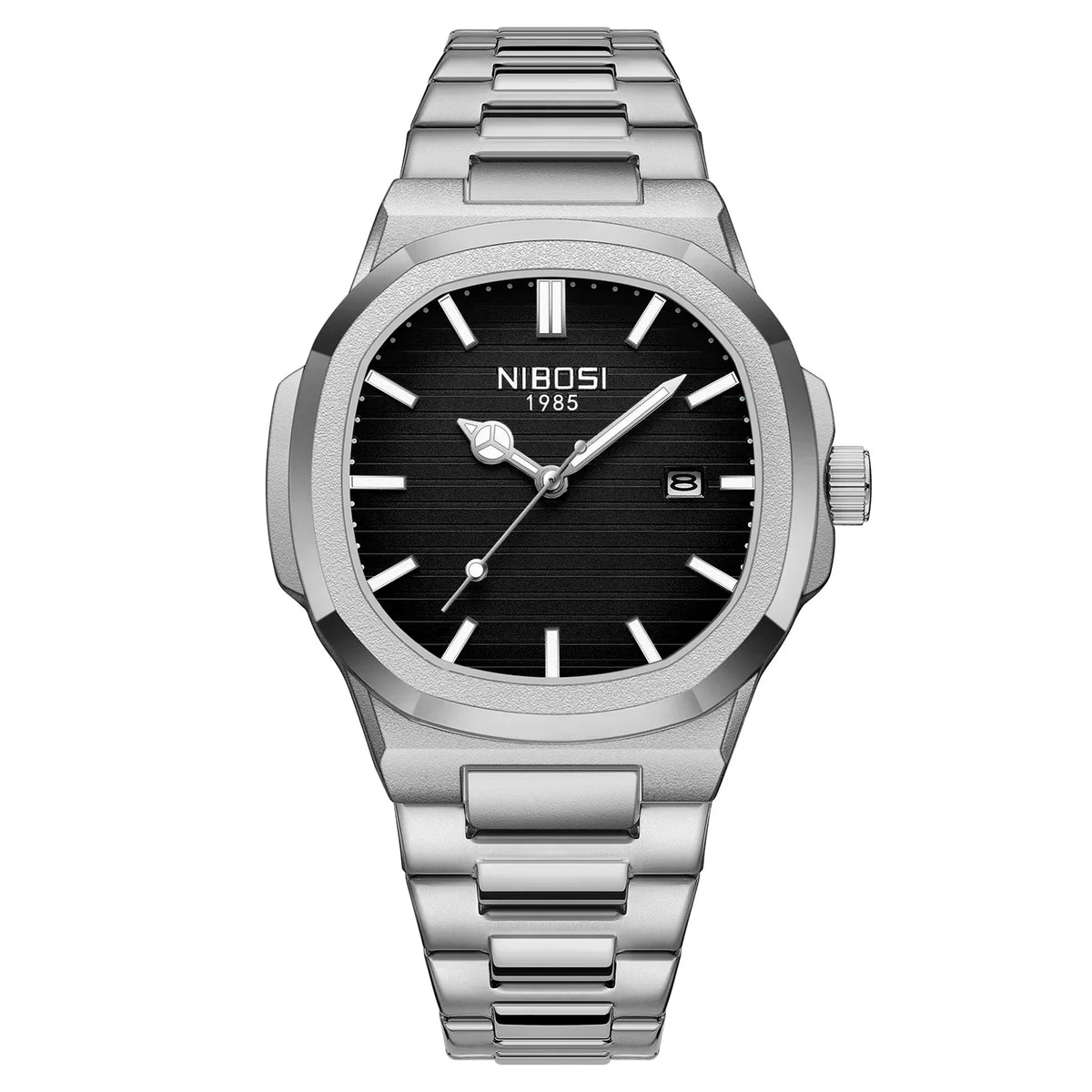 Men's Stainless Steel Calendar Watch, view 19
