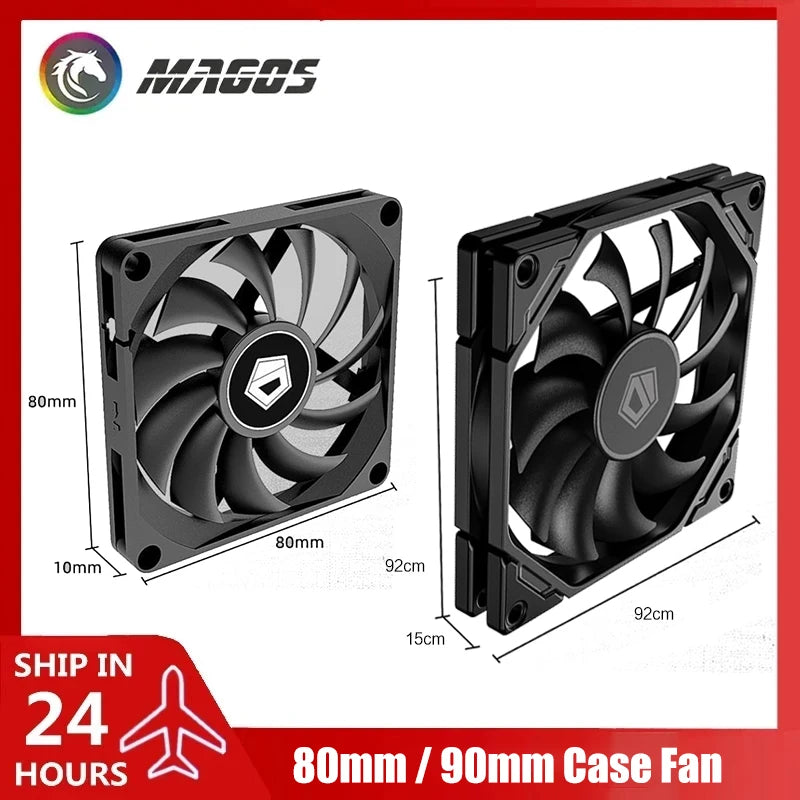 Slim PC Case Fan (80mm / 90mm), view 2