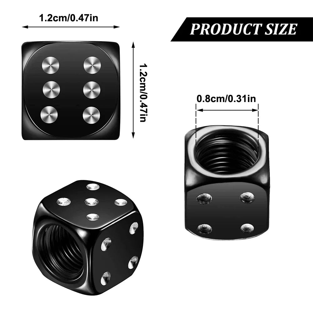 Dice Tyre Valve Caps, view 5