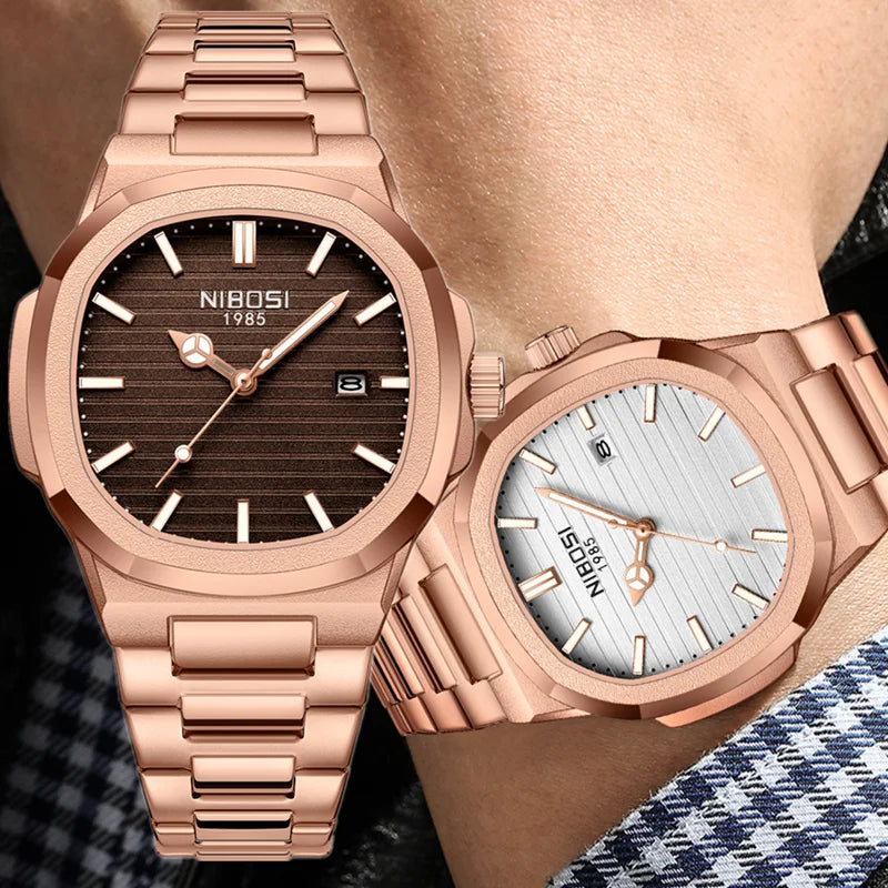 Men's Stainless Steel Calendar Watch, view 2