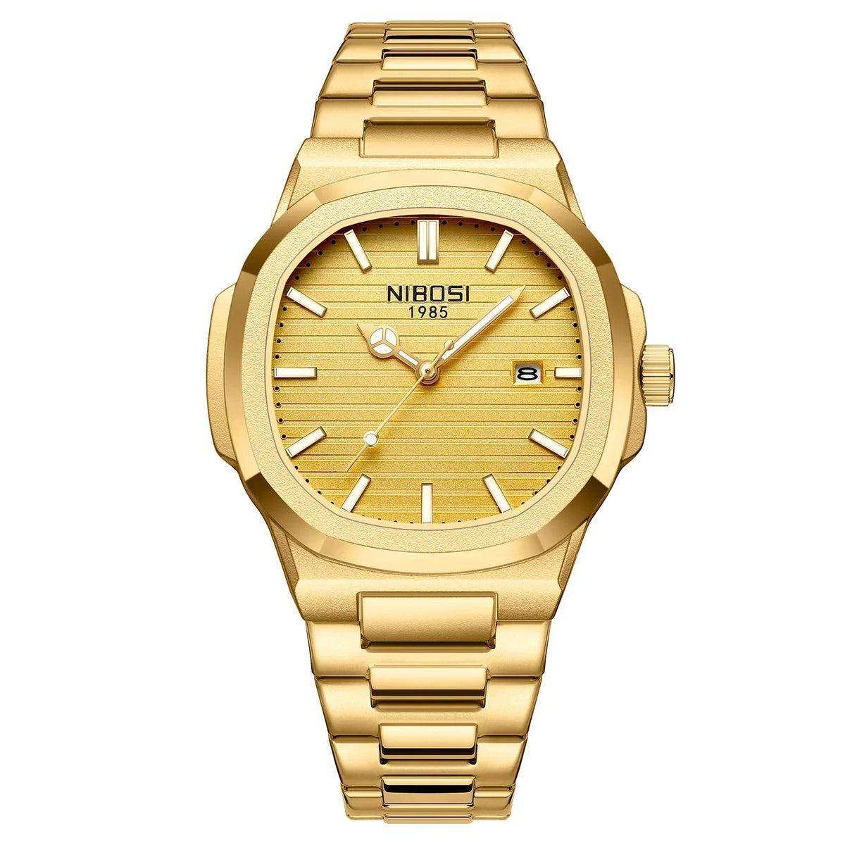 Men's Stainless Steel Calendar Watch, view 10