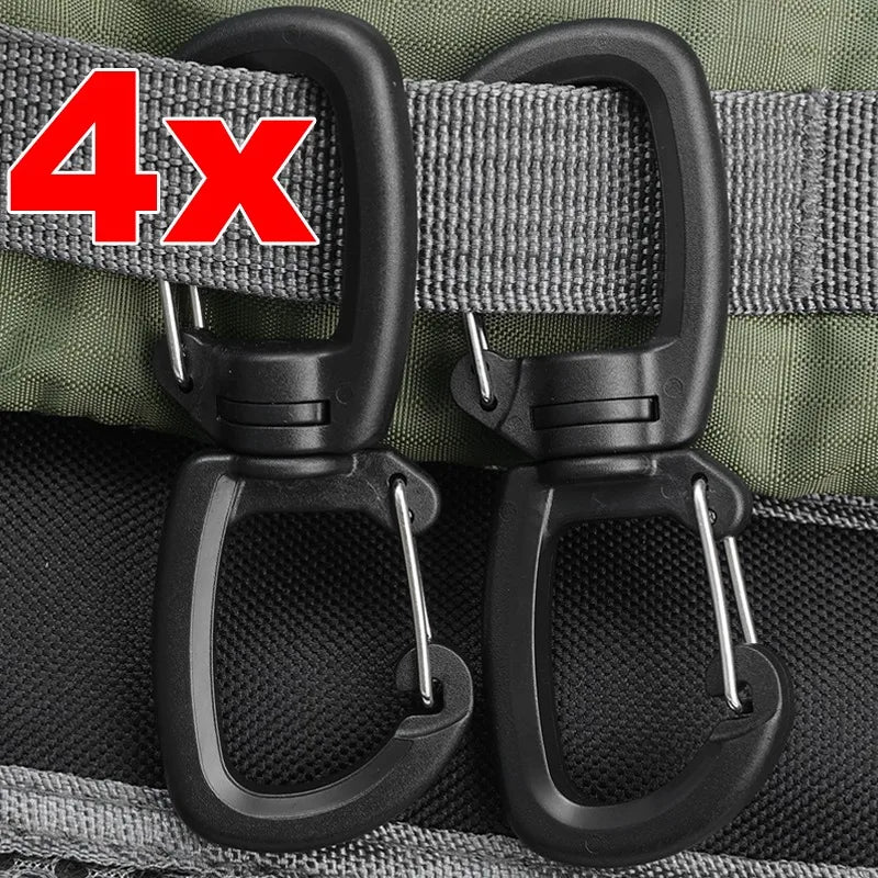 360° Swivel Carabiner Clips, view 2