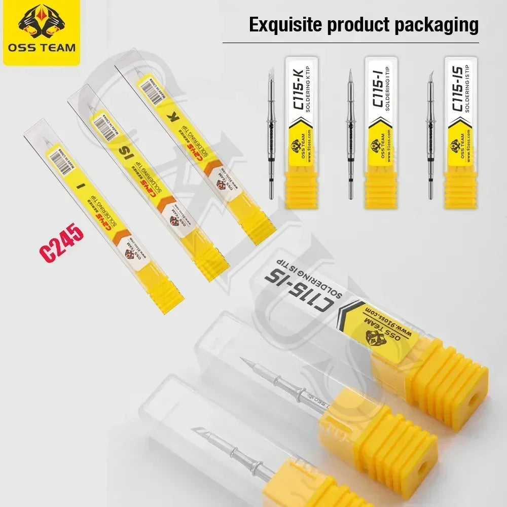 C115 / C210 / C245 Soldering Iron Tips, view 2