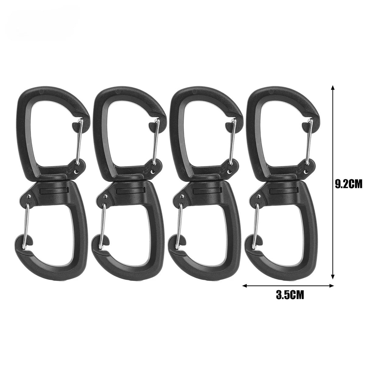 360° Swivel Carabiner Clips, view 8