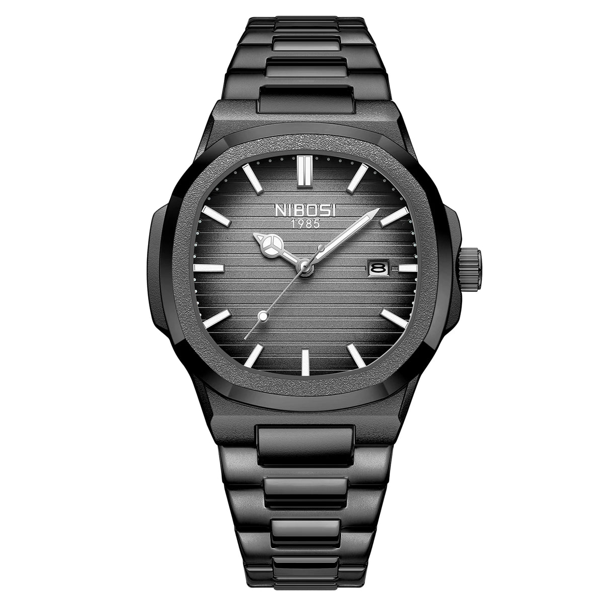 Men's Stainless Steel Calendar Watch, view 12